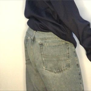 thrifted vintage oversized baggy jeans🤍